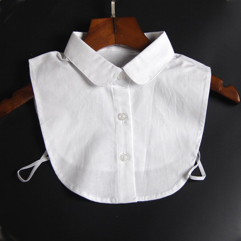 儿童假领子白色衬衣领男童女宝宝毛衣卫衣M棉质装饰领百搭打底假