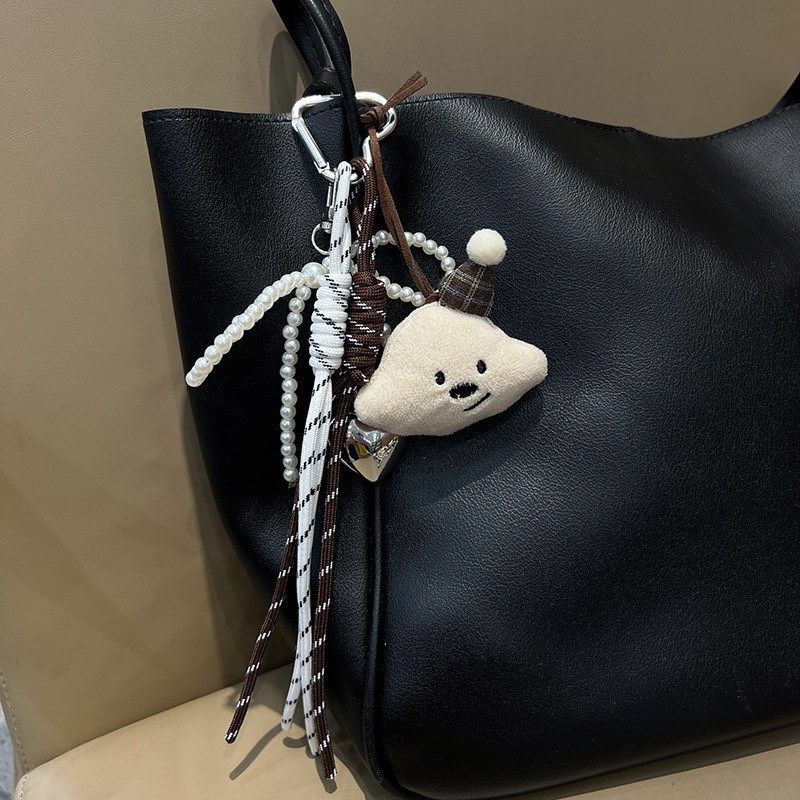 个性时尚卡通公仔系列手编绳汽车挂件新款简约设S计网红饰品包挂