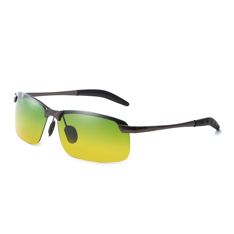 3043升级版弹簧腿偏光变色太阳镜男士墨镜开车驾V驶钓鱼眼镜