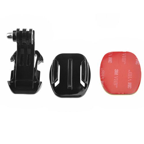 gopro hero5/4/3+头盔固定座3m胶底座 J型座运动相机头盔安装配件