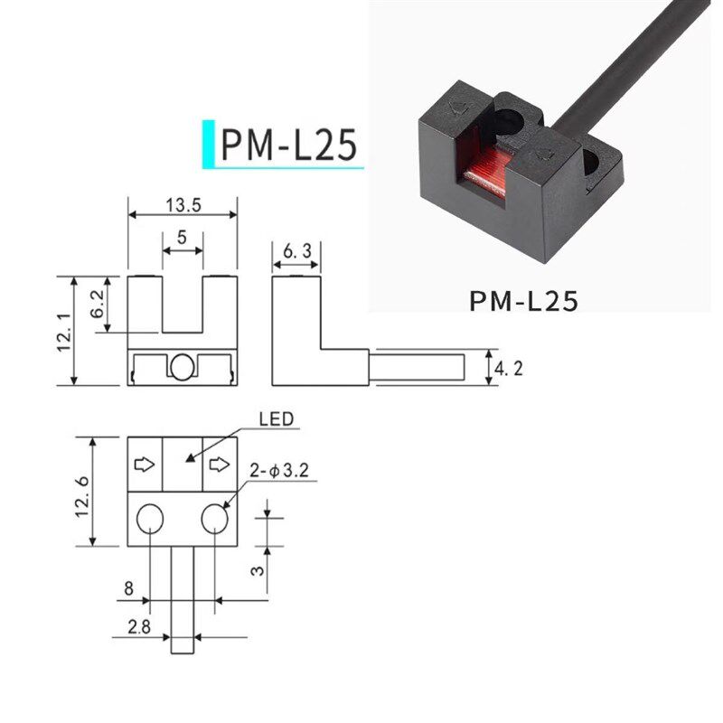 PM-L25P优质光电开关U型PNP槽型光电开关PNP响应频率快耐用