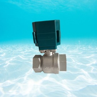 50常闭型AC220V带开关信号反馈 Q911F 16P电动丝口球阀304DN32