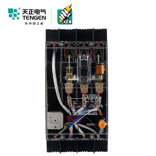 TENGEN天正DZ15LE-100/3N901T 29/3901T 100A透明漏电塑壳断路器