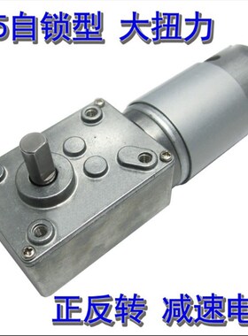 工厂直销 550  555  直流减速电机  蜗轮蜗杆马达   24V 200rpm