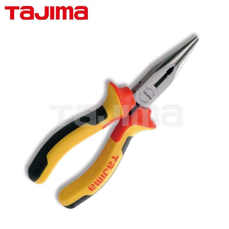 TAJIMA日本田岛工具 电子尖嘴钳 维修尖嘴钳 三色手柄 SHP-L系列