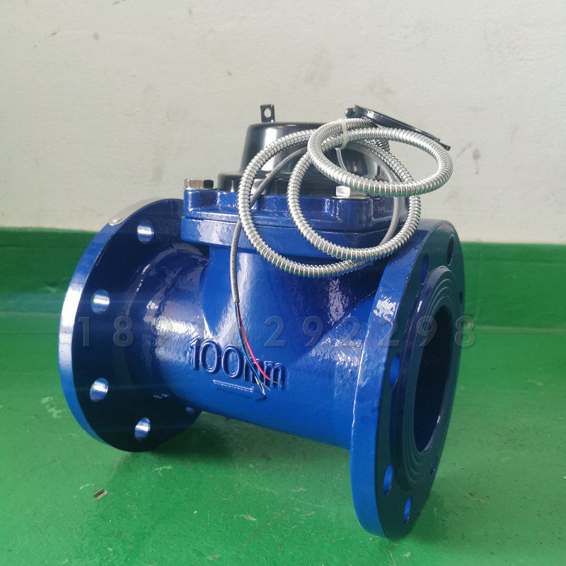 光电直读远传水表RS485通讯MDOBUS端口智能工业级冷热水表DN100