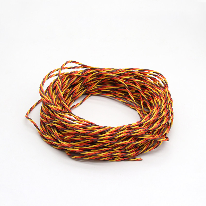 舵机航模线3P排线棕红橙并线车船模型无人机配件信号绞线延长线,婴童用品,摇篮,淘宝优惠券,粉丝福利购,淘宝优惠卷