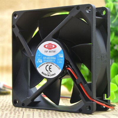正久TOP MOTOR DF4808BA 48V 8CM 8025 48V 0.09A 变频器风扇