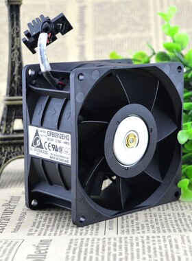 台达9050 GFB0912EHG双电机双叶汽车增压散热器暴力风扇12V 2.10A