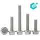 304不锈钢法兰螺栓法兰六角螺丝带齿螺钉防松螺栓M4M5M6M8M10M12