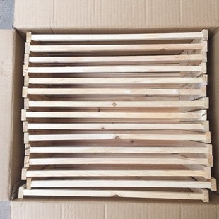 铜峰养蜂工具巣框铁丝养蜂用蜂箱组装穿铁丝杉木巢框个装