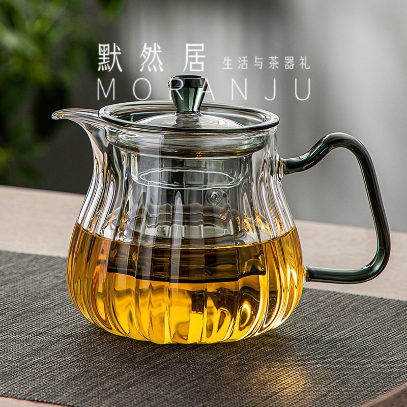 玻璃泡茶壶家用高档耐高温煮茶壶烧水壶茶水分离功夫茶具花茶茶杯