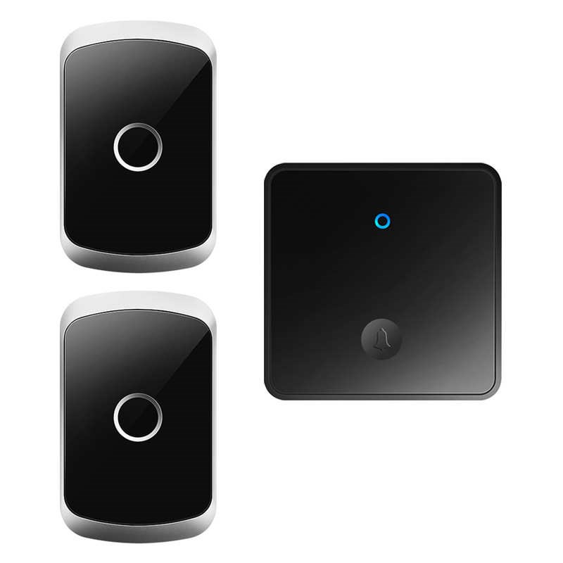 家用器一拖呼叫二门电子门铃大板无线钟遥控按铃自发远距离电老人