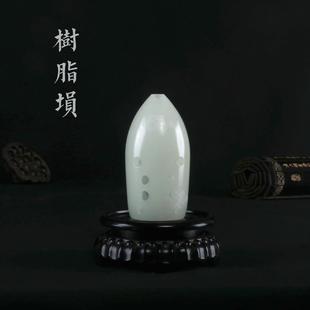 楚吟 西安指法玉埙笔筒埙双腔乐器初学者勋 树脂埙十孔高3咪七星