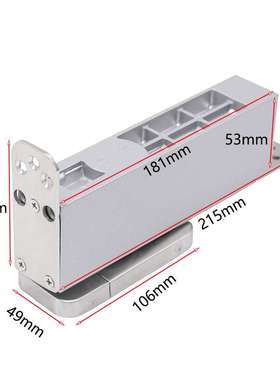 免挖坑木门地弹簧有框门自动关门器隐藏式缓冲定位黑色自闭