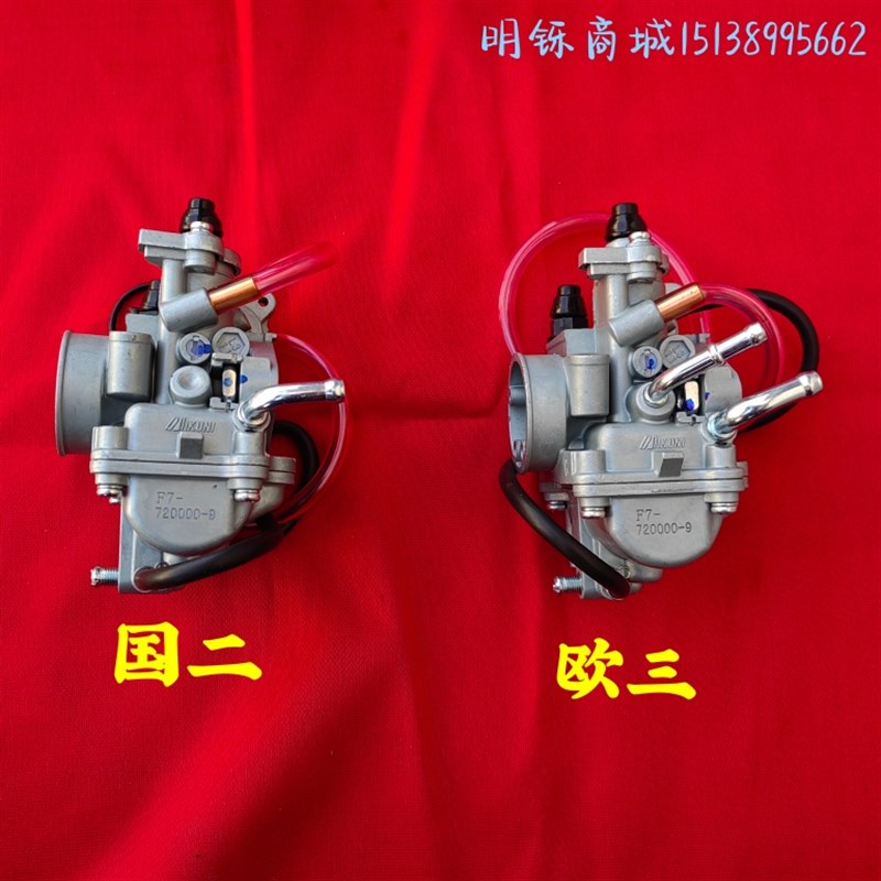 适用铃木弯梁车赛驰 QS110-2/C赛胜摩托车柱塞国二欧三化油器总成