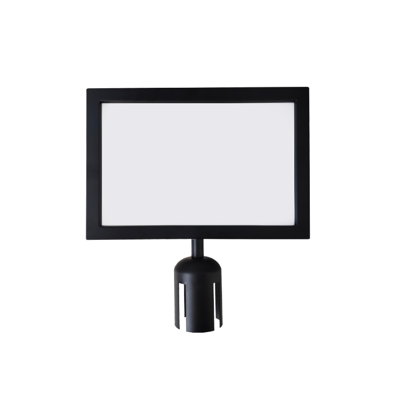 不锈钢栏杆专用插牌A4 一米线插牌 活动栏杆插牌 银行一米线插牌