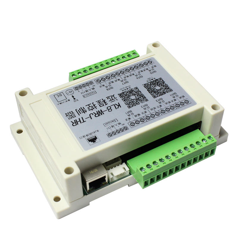 手机远程控制wifi网线无线控制8路温湿度联动水泵电机正反转开关