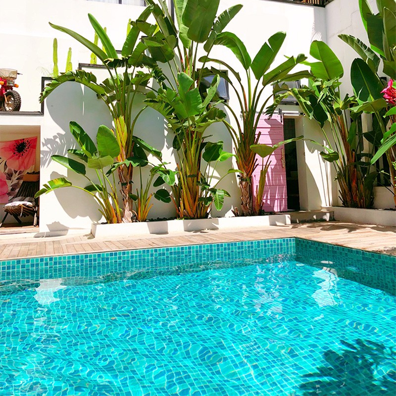 网红民宿游泳池马赛克瓷砖冰裂陶瓷五星级温S泉酒店室外泳池砖