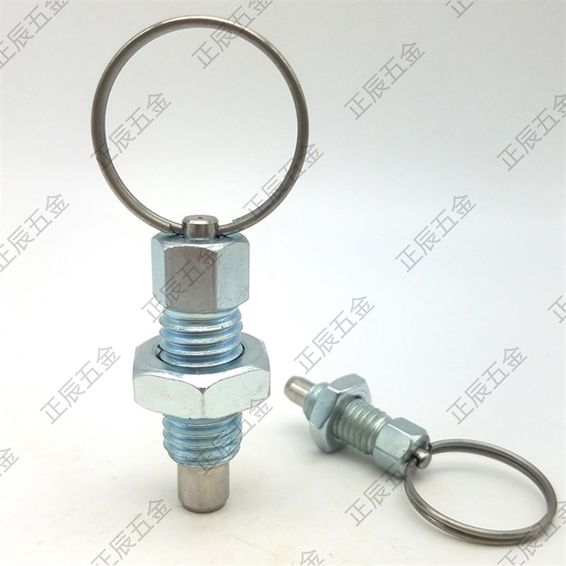 PUL6 7 8 10 12拉环分度销碳钢镀锌旋钮柱塞弹簧定位销分割定位柱