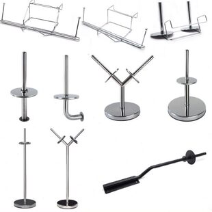 超市塑料袋支架不锈钢架子手撕袋夹子放塑料袋连卷袋散称区挂式架