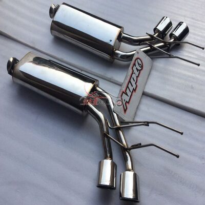 G500 G55改装G63 AMG款双边4出排气管 不锈钢M鼓尾段汽车声浪