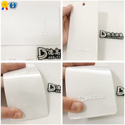 RAL9003 9010 9016 乳白奶白纯白高亚平光无光静电热固性粉末涂料