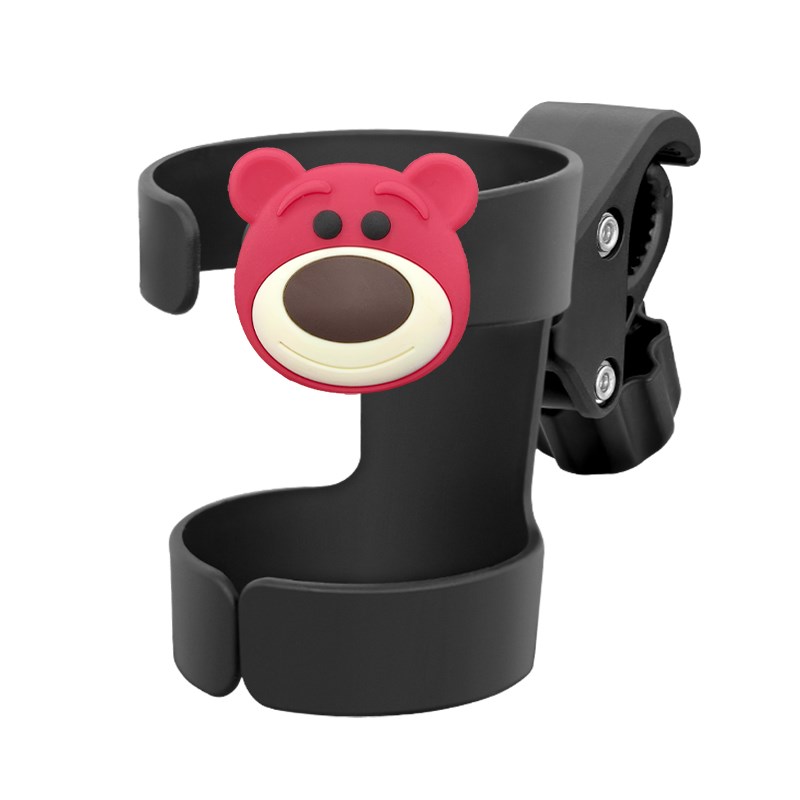 电动车高颜值可爱水杯架摩托单车水壶架奶茶咖啡架卡通图案大容量