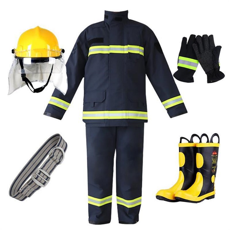 02/14款3c消防服训练服五件套消防员灭火阻燃防护服抢险救援服