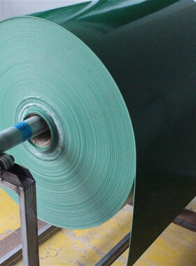 PVC绿色轻型平面流水线工业皮带 传送带工业皮带输送带 2mm足厚