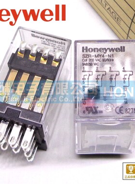 全新原装Honeywell霍尼韦尔 SZR-MY4-N1 200VAC 220VAC进口继电器