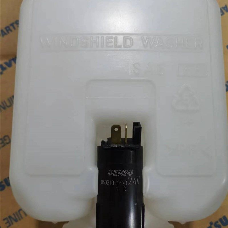 小松挖掘机PC78US-6-8原装雨刷器喷水壶日本进口21W-06-42130