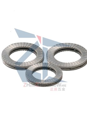 防松动垫圈NLDP3/4/5/6/8/10/12/16/20双叠自锁垫圈防滑齿垫圈