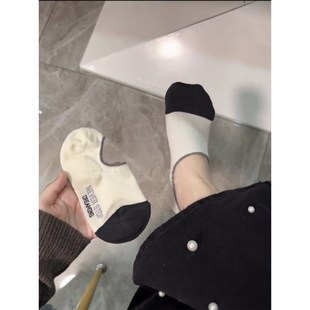 这个拼色泰美妙 啊哈 不掉跟船袜是真好穿 辣 藏蓝可显白 泰裤