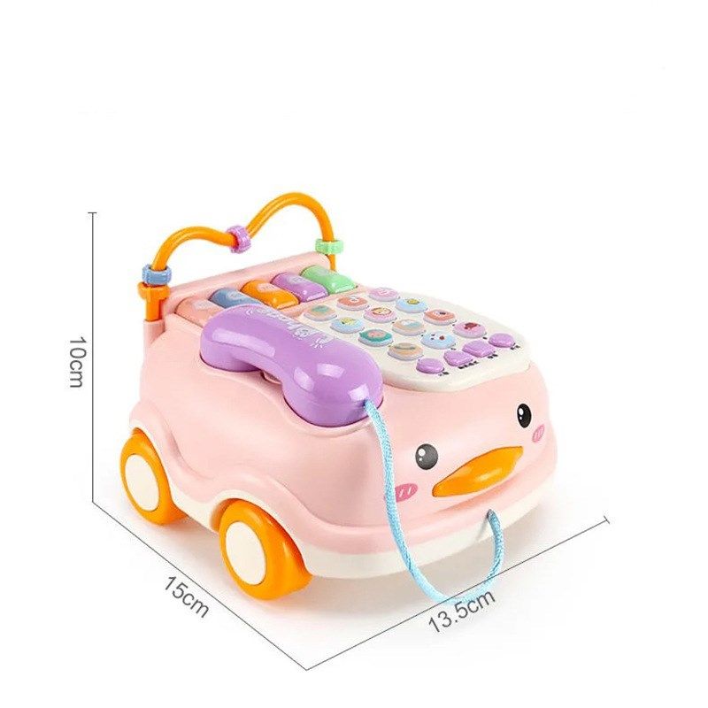 儿童玩具仿真电话玩具座机婴儿益智学习机多功能早教玩具故事机