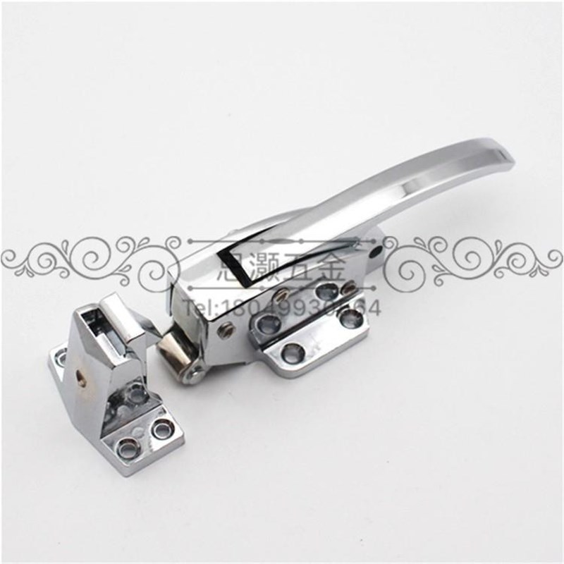 可调烘箱门锁 传递窗配件烤箱搭扣调式把手冷库门锁手烘箱锁 拉