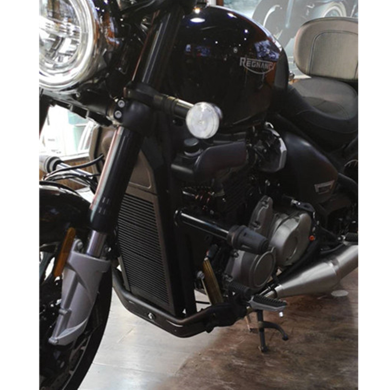 适用雷卡迪cRX3/RX7/RX7B摩托车改装保险杠防摔护杠配件无损安装