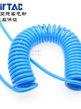 亚德客PU弹簧螺旋管UCS100065-BK/BU/GE-060/090/150-MA1/MA2/MB2