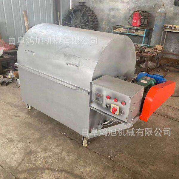 草果肉蔻白蔻砂仁炒货机不锈钢滚筒60公斤中型商用薏米炒制机器