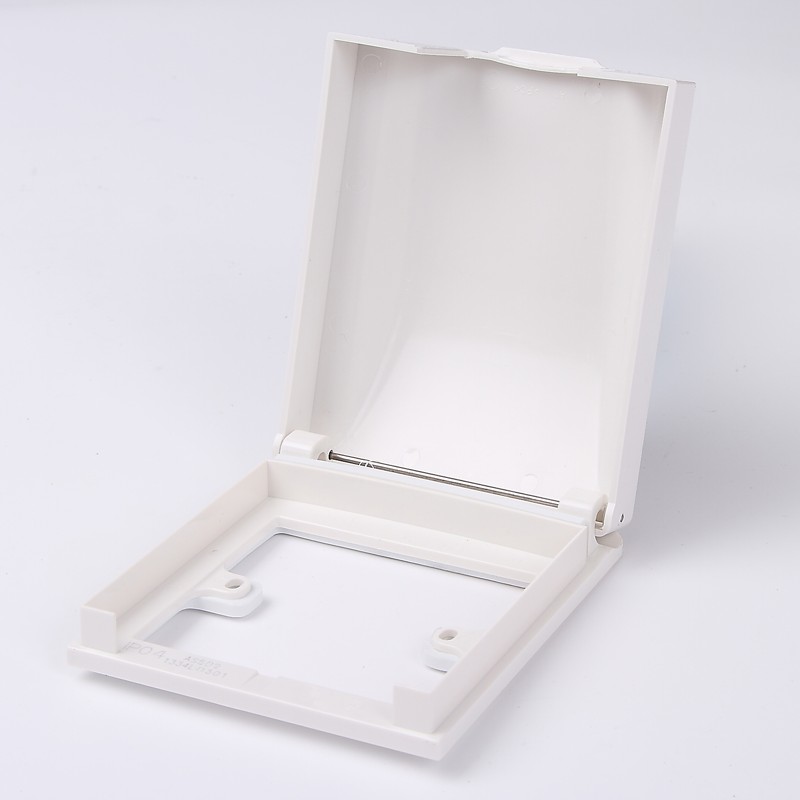 ABB开关插座防溅盒防水盒86面板通用型白色金色银色AS502三色可选