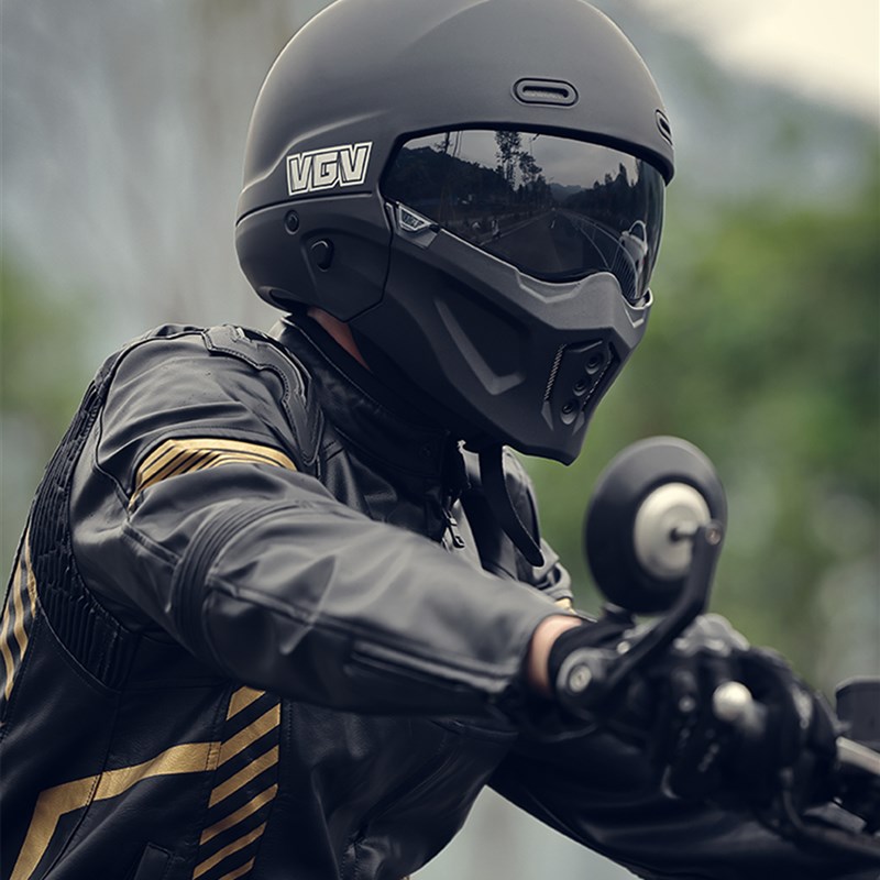 AGV官网d3c认证摩托车头盔蝎子组合盔男女机车四分之三盔夏季覆古