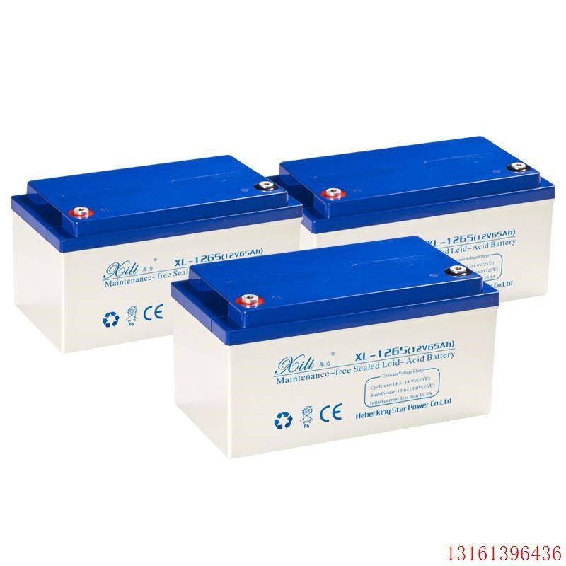 犀力控密封式铅酸(胶体)蓄电池 XL-1265 12V65Ah电池