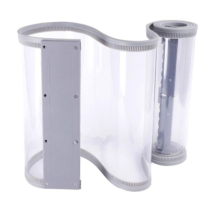 家用楼梯磁吸空调门帘冬季保暖防风透明pvc塑料隔断隔热遮挡皮帘