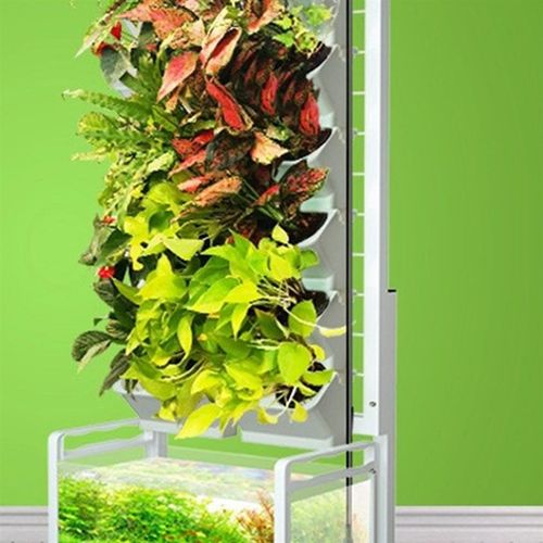 可移动花架屏风餐厅客厅阳台隔断落地真植物花墙鱼缸造景绿植装饰