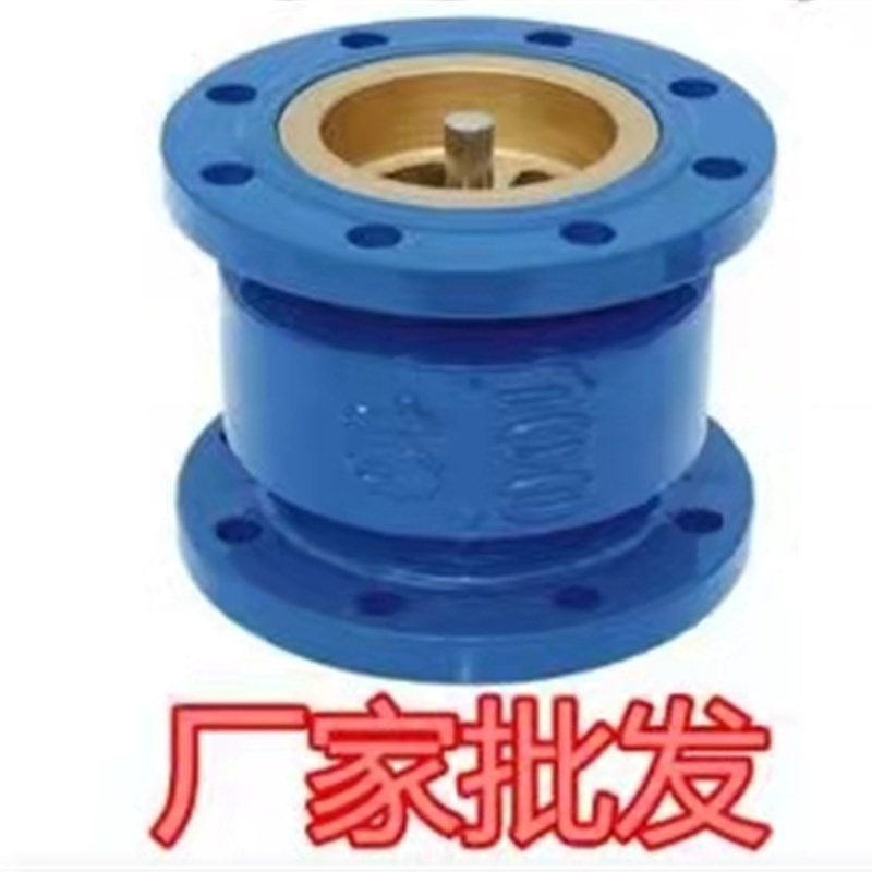 HC41X-16 法兰 消声止回阀 单向阀 止回阀 阀门 DN40 50 80 100