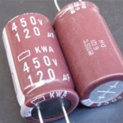 120UF 450V 日本黑金刚 KWA 长寿命 电源 电容 450V120UF 18X31
