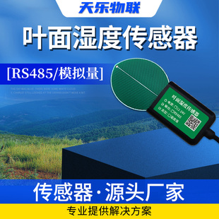 高精度叶面温湿度传感器485植物树叶结露珠凝霜高精度水分检测仪