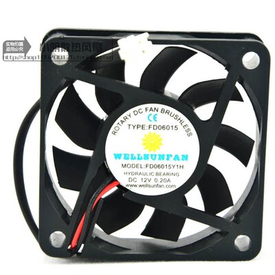 全新 ROTARY FD06015Y1H 12V 0.20A 6CM 电源  CPU 散热器 小风扇