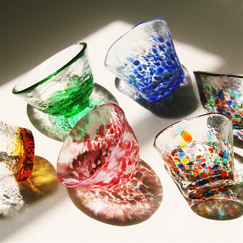 日本原装进口石塚硝子aderia津轻手工收藏烧酒玻璃酒杯清酒杯日式