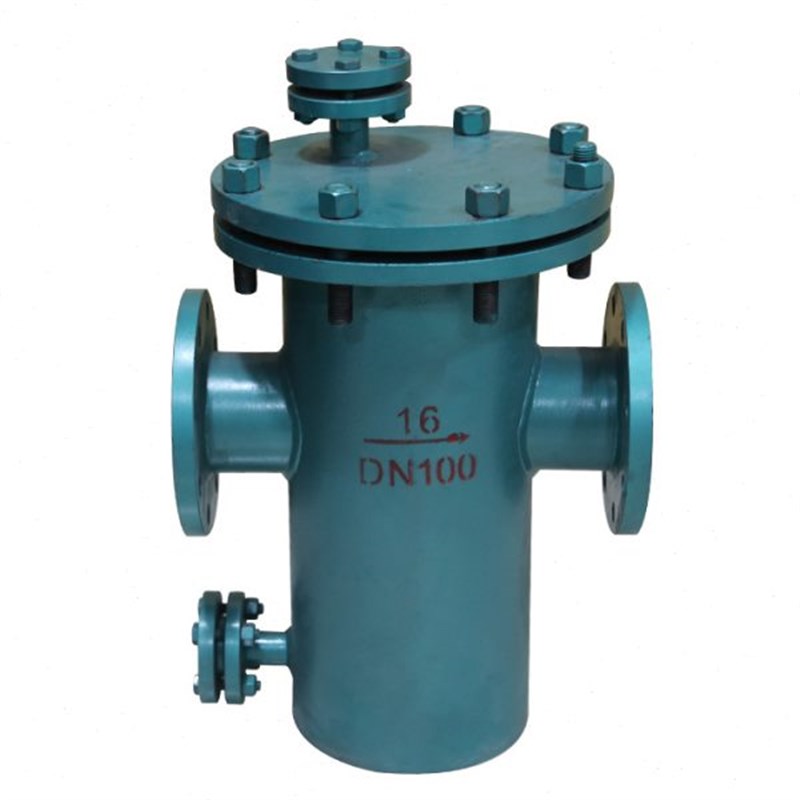 衬氟篮式过滤器SRB-F46-16C法兰直筒滤芯快开管道除污DN100